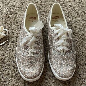 Kate Spade X Keds Glitter Sneakers 9M